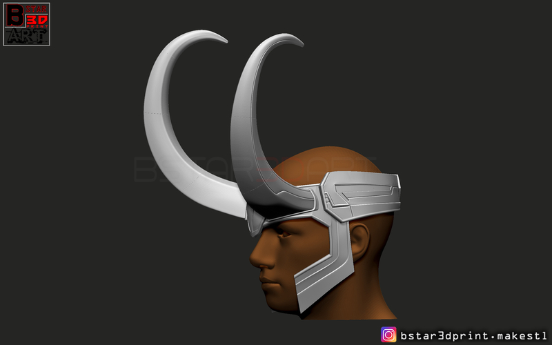 Loki Helmet - Avenger Marvel 3D print model 3D Print 269421