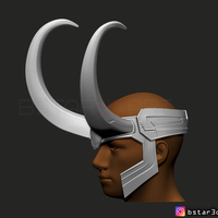 Loki Helmet - Avenger Marvel 3D print model - Thumbnail 21