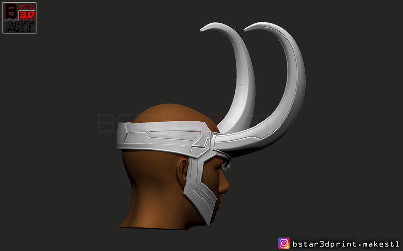 Loki Helmet - Avenger Marvel 3D print model 3D Print 269422
