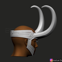 Loki Helmet - Avenger Marvel 3D print model - Thumbnail 22