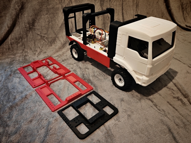 RC Truck MAN 1:12 Dakar 3D Print 269442