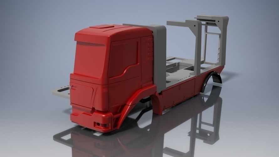 RC Truck MAN 1:12 Dakar 3D Print 269458