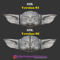 Mandalorian Baby Yoda Helmet Costume Cosplay Star Wars  - Thumbnail 9