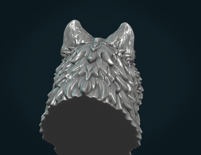 Wolf Head III 3D Print 269644