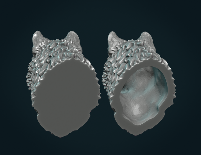 Wolf Head III 3D Print 269648