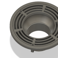 Floor Drain Grate Round 200x100 with 110 hole for balcony - Thumbnail 6