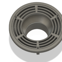 Floor Drain Grate Round 200x100 with 110 hole for balcony - Thumbnail 9