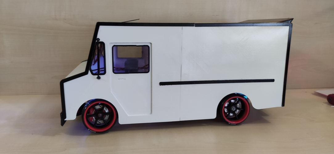 Delivery Van Rc 1/10 Rc Body 3D Print 269723