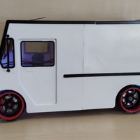Delivery Van Rc 1/10 Rc Body - Thumbnail 2