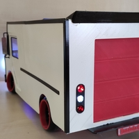 Delivery Van Rc 1/10 Rc Body - Thumbnail 3