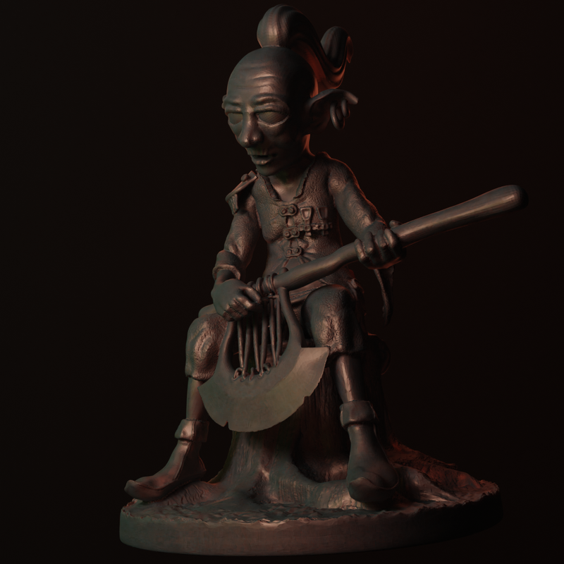 Goblin with lyraxe