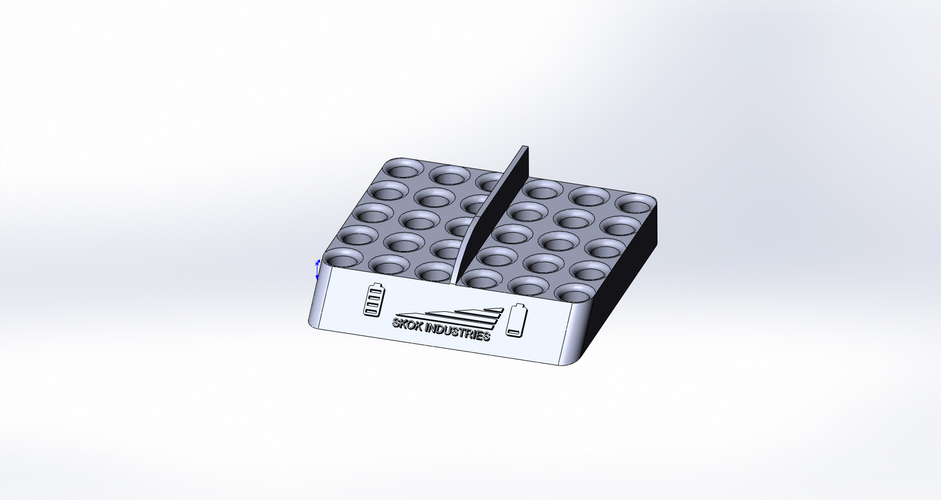 Intelligent battery holder 3D Print 26995