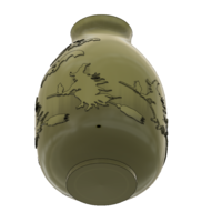 vase real witch circle  pot for magic ritual for 3d-print or cnc - Thumbnail 10