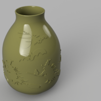 vase real witch circle  pot for magic ritual for 3d-print or cnc - Thumbnail 12