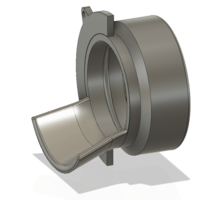 Downspout Nozzle parapet v02 3d-print or cnc - Thumbnail 6