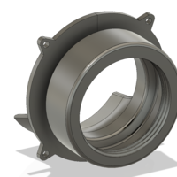 Downspout Nozzle parapet v02 3d-print or cnc - Thumbnail 9