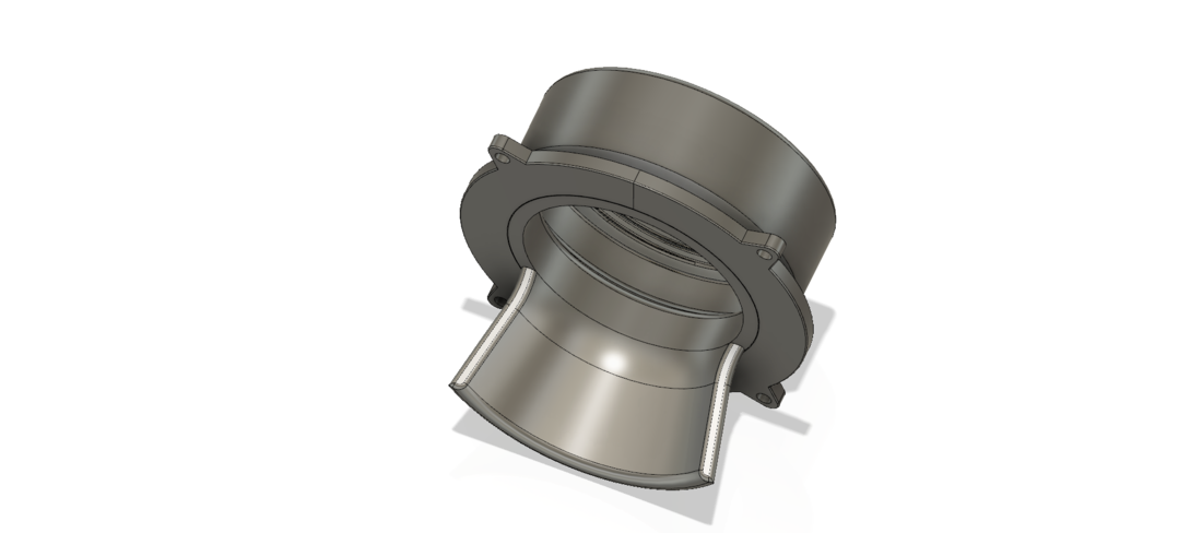 Downspout Nozzle parapet v02 3d-print or cnc 3D Print 270077
