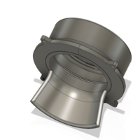 Downspout Nozzle parapet v02 3d-print or cnc - Thumbnail 15