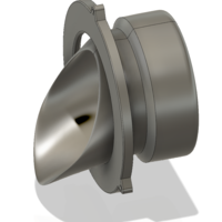 Downspout Nozzle parapet rainwater vs01 d100 3d-print or cnc - Thumbnail 12