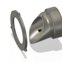 Downspout Nozzle parapet rainwater vs01 d100 3d-print or cnc - Thumbnail 13