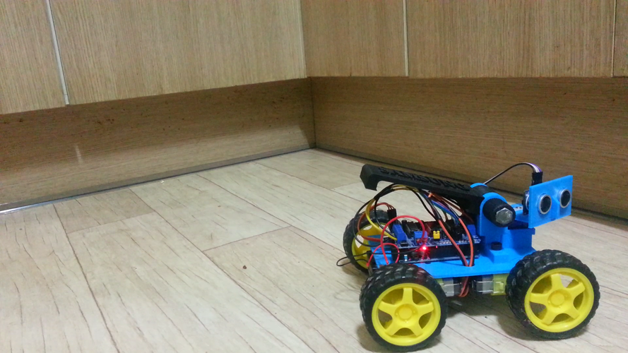 Create a robot car to avoid obstacles 3D Print 270146