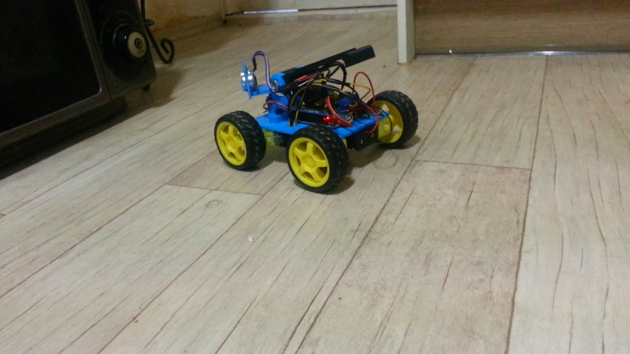 Create a robot car to avoid obstacles 3D Print 270147