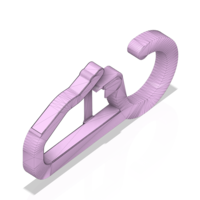 curtain hook standart model vd01 3d-print and cnc - Thumbnail 6