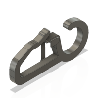 curtain hook standart model vd01 3d-print and cnc - Thumbnail 7