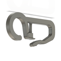 curtain hook standart model vd01 3d-print and cnc - Thumbnail 10
