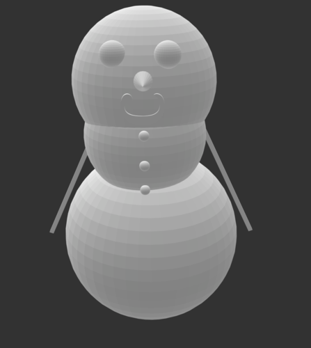 Snowman 3D Print 270278