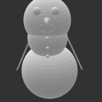 Small Snowman 3D Printing 270278