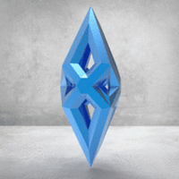 Small Christmas Ball - Ice Diamond (LowPoly) 3D Printing 270369