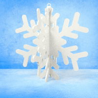 Small Christmas Ball - Snowflake (LowPoly) 3D Printing 270372