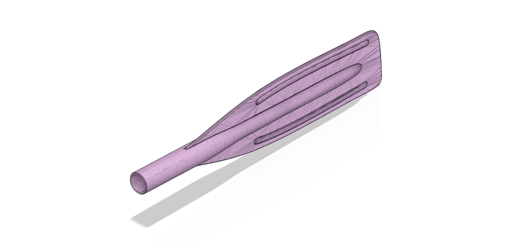 A real paddle blade for a rowing boat for 3d print cnc  3D Print 270411