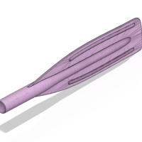 A real paddle blade for a rowing boat for 3d print cnc  - Thumbnail 2