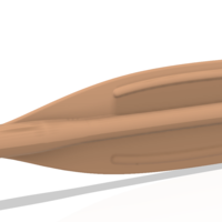 A real paddle blade for a rowing boat for 3d print cnc  - Thumbnail 6