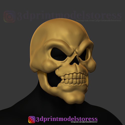 Skeletor Mask 1980 He-Man Costume Cosplay Helmet 3D Print Model 3D Print 270418