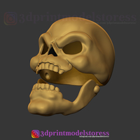 Skeletor Mask 1980 He-Man Costume Cosplay Helmet 3D Print Model - Thumbnail 9