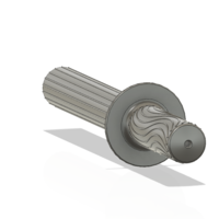 A real paddle handle d32 for a rowing boat for 3d print cnc - Thumbnail 8