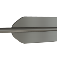 A real paddle blade for a rowing boat for 3d print cnc  - Thumbnail 7