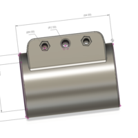 connecting clamp oar d32 of paddle for rowing boat for  cnc  - Thumbnail 1