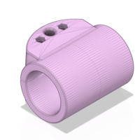  connecting clamp oar d32 of paddle for rowing boat 3d  cnc  - Thumbnail 1
