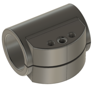  connecting clamp oar d32 of paddle for rowing boat 3d  cnc  - Thumbnail 4