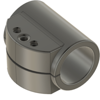  connecting clamp oar d32 of paddle for rowing boat 3d  cnc  - Thumbnail 8