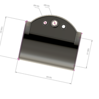  connecting clamp oar d32 of paddle for rowing boat 3d  cnc  - Thumbnail 9