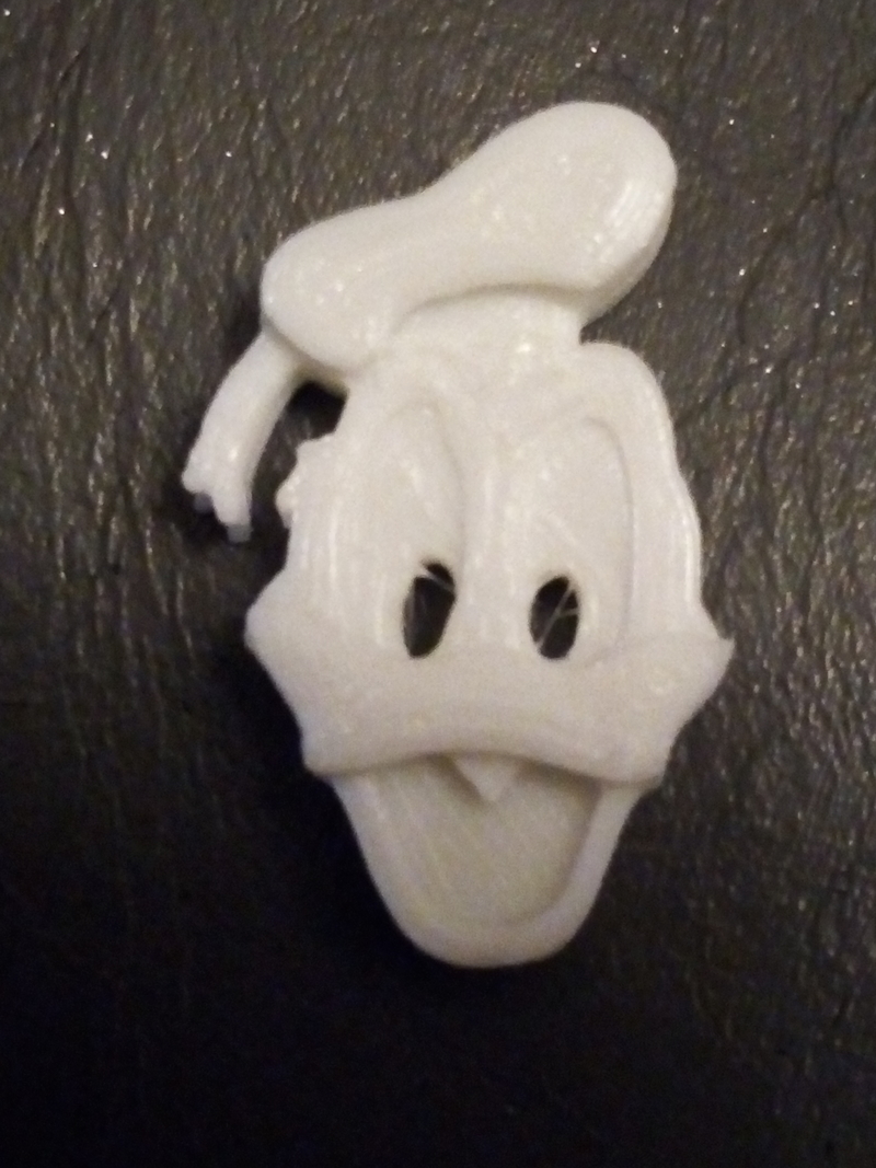 Bouton tête de donald