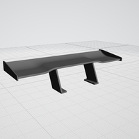 Mini Spoiler Car Tail Decoration - Thumbnail 1