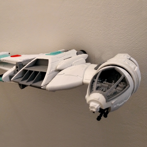 STAR WARS B-WING – DETAILED & PRINTABLE – WITH INSTRUCTIONS 3D Print 270691