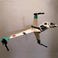 STAR WARS B-WING – DETAILED & PRINTABLE – WITH INSTRUCTIONS - Thumbnail 4
