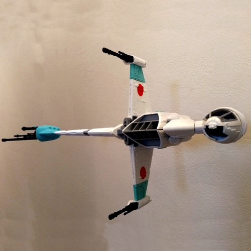STAR WARS B-WING – DETAILED & PRINTABLE – WITH INSTRUCTIONS 3D Print 270694